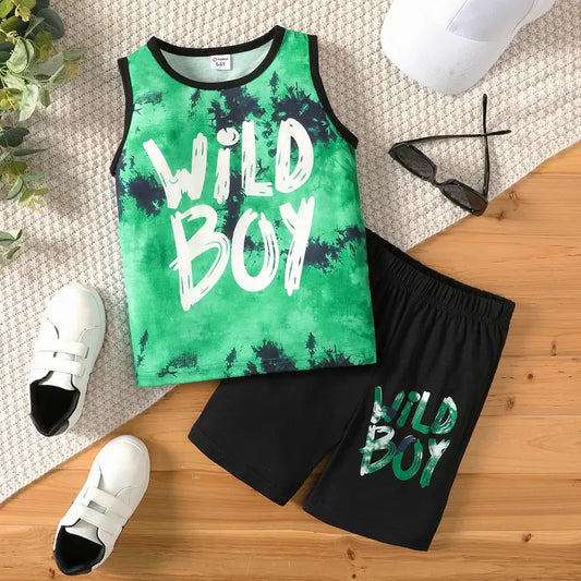 "Wild Boy" Tank Top & Shorts Set