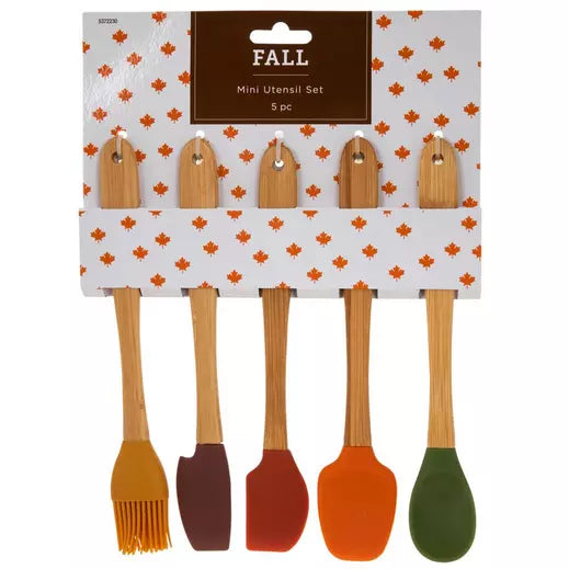 Holiday Mini Utensil 5 Piece Set