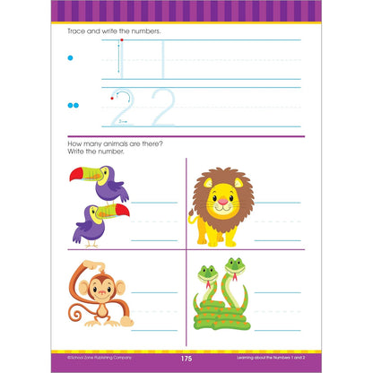 Write & Reuse Preschool - Kindergarten  Wipe Clean Activity Book