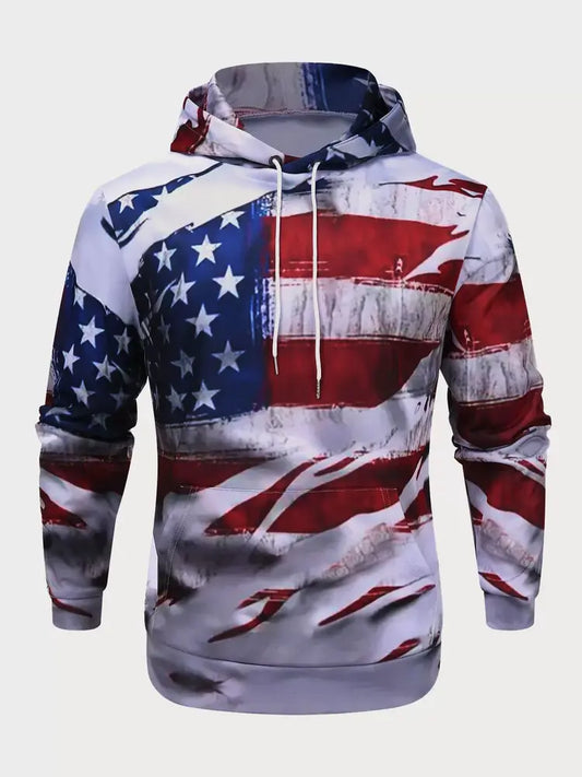 Jacket Hoodie Pullover Flag