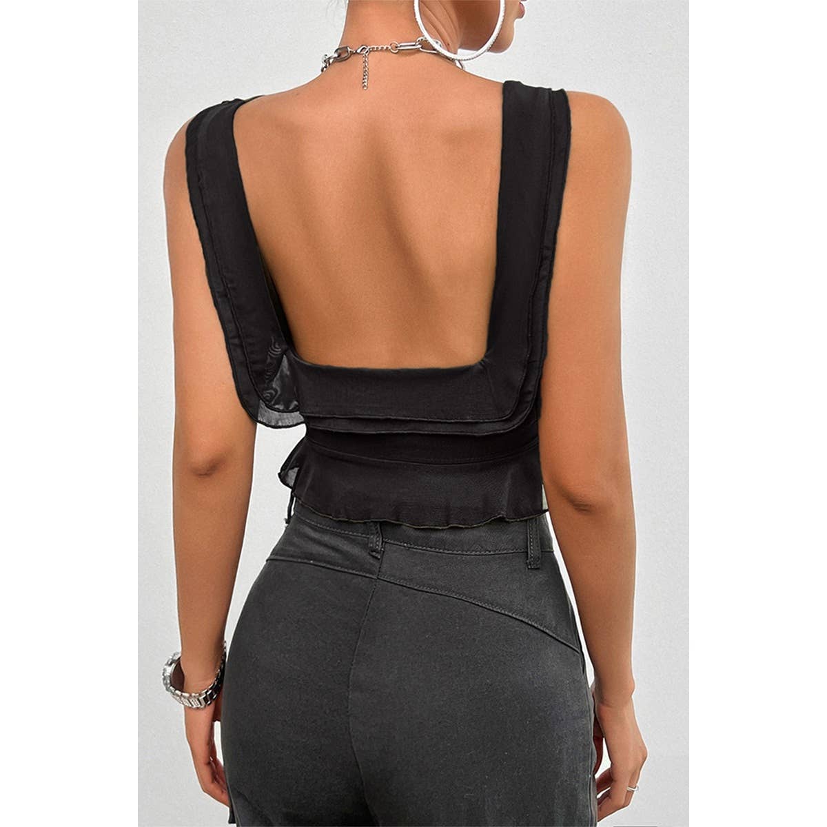 Blouse Asymmetrical Low Back