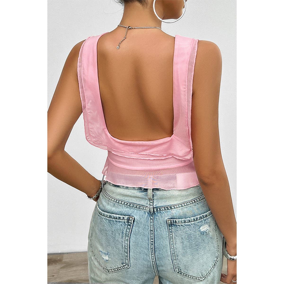 Blouse Asymmetrical Low Back