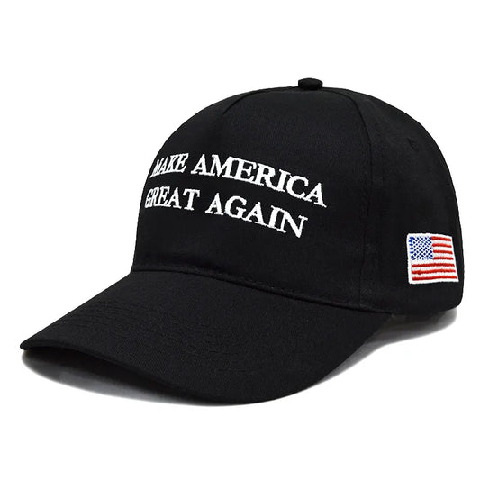 Baseball Cap, Black Make America Great Again