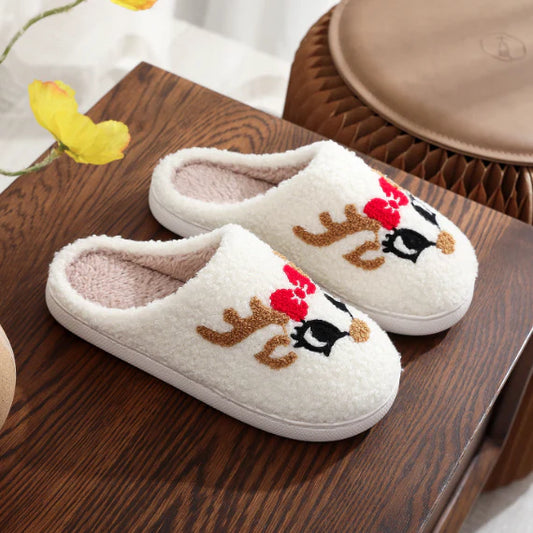 Deer Xmas Slippers