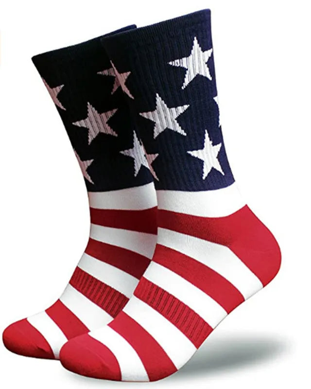 Socks American Flag Crew Socks