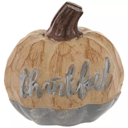 Wood Set of 3 Pumpkins