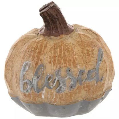 Wood Set of 3 Pumpkins