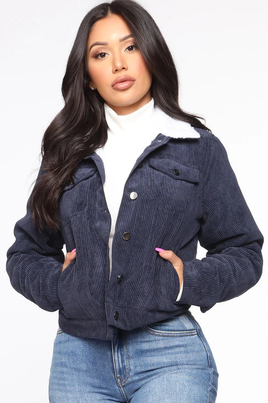 Jacket Blue Corduroy