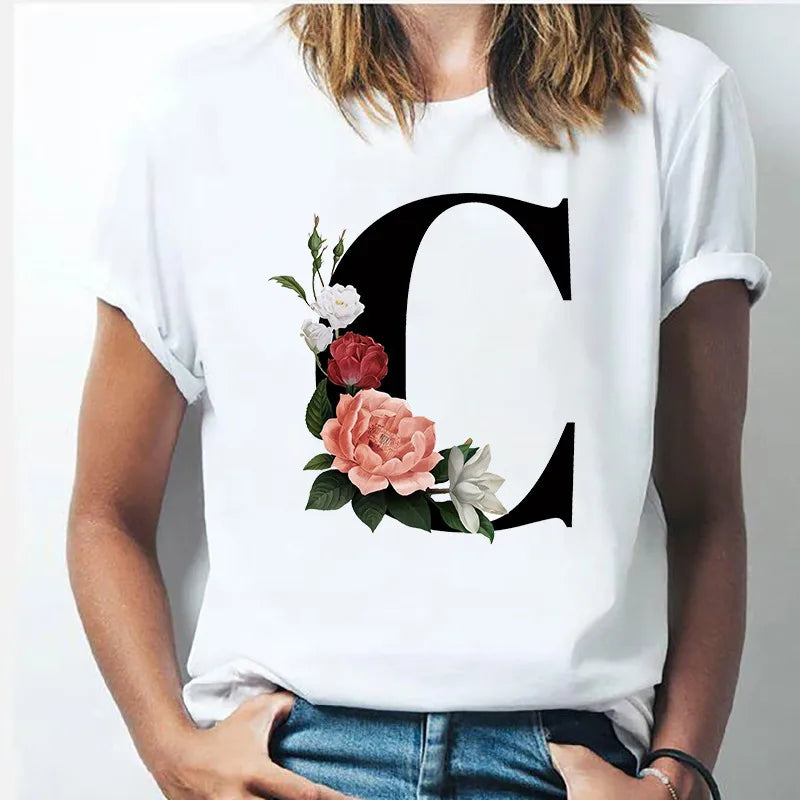 Women's Letter C T-Shirt