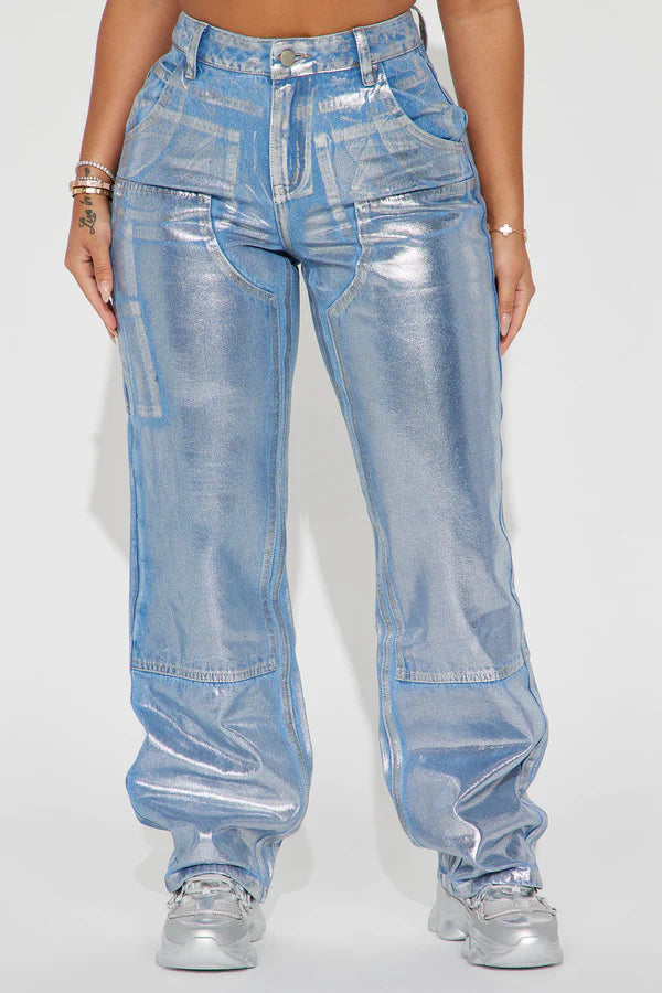 Jeans Hip Metallic