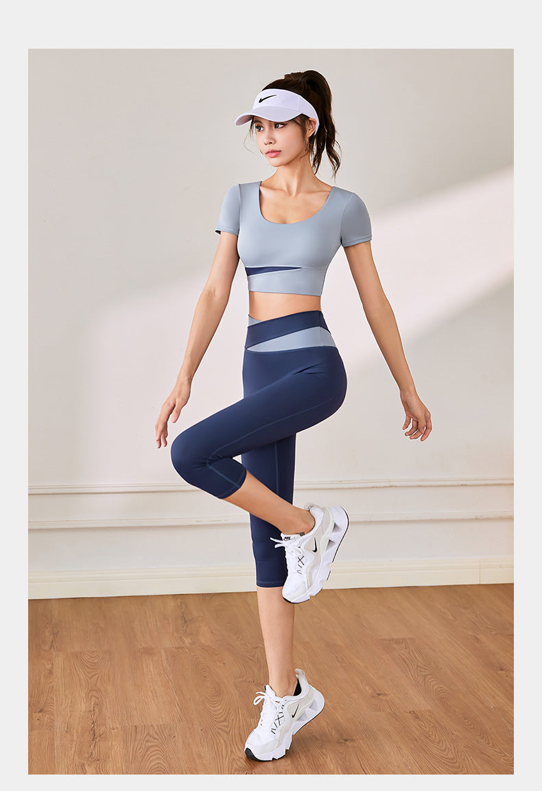 Activewear Grey & Blue Set