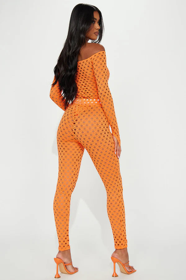 PLUS SIZE Two Piece Fishnet Body Suit