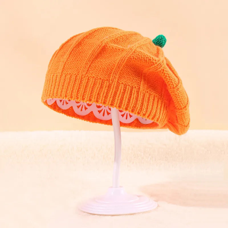 Pumpkin Knit Hat