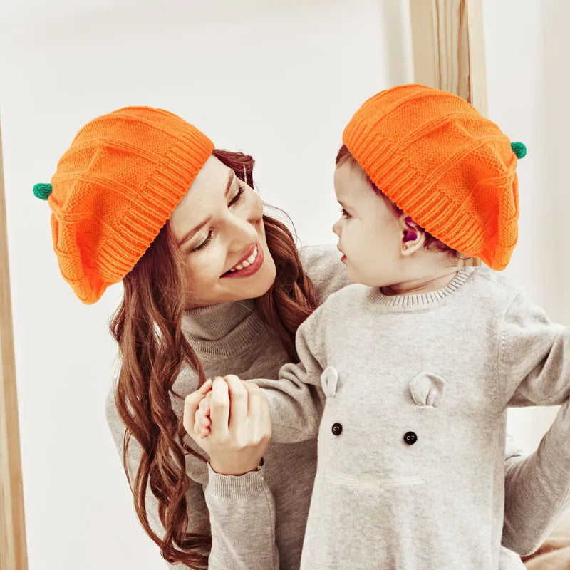 Pumpkin Knit Hat