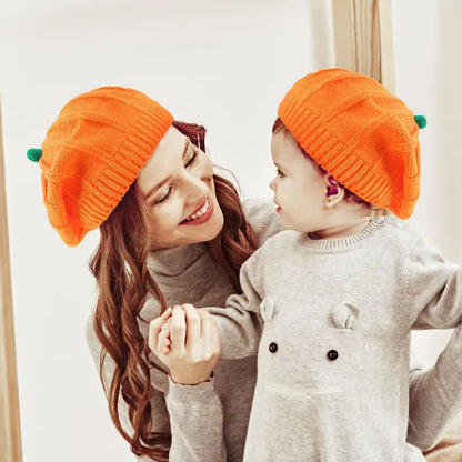 Pumpkin Knit Hat