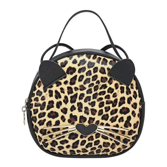 Animal Print Cat Circle Bag