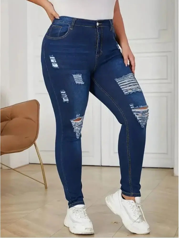 Jeans PLUS SIZE Zipper Fly