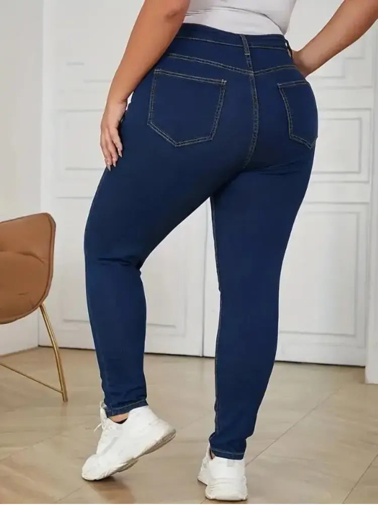 Jeans PLUS SIZE Zipper Fly