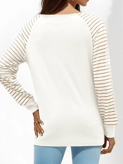 Top PLUS SIZE Mesh Sleeve